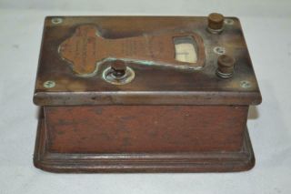 Antique Weston Portable Galvanometer Model 750 3
