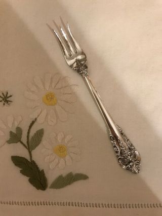 Wallace Grande Baroque Sterling Cocktail Fork (s) 5 - 3/8 " Post 1940 No Monograms