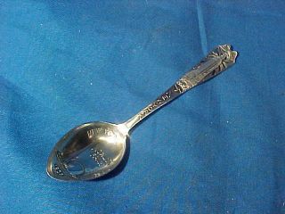 1939 Ny Worlds Fair Souvenir Sterling Silver Demitasse Spoon