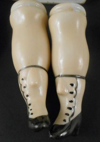 Porcelain Doll Head Arms & Legs Vintage Made in Japan w/ Doll clothes Pattern 2