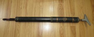 Early Antique Hand Pump Reeves Suction Sweeper Vacuum Cleaner 1913 Non - Electric