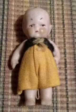 Vintage Bisque doll ca 1920 ' s 2 inches 3