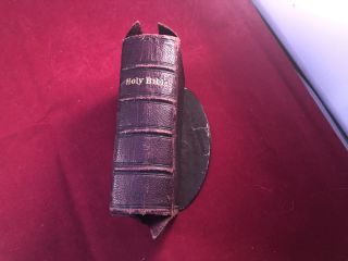 Antique Pocket Miniature Eyre And Spottiswoode Bible By His Majesty 