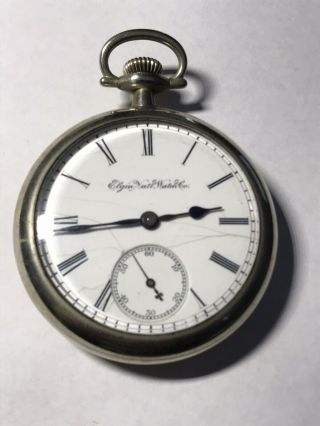 Vintage Elgin National Watch Company Pocket Watch Dial Movement