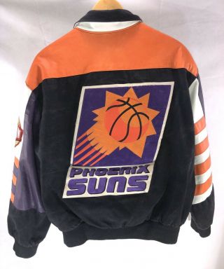 Vtg Rare 90’s Phoenix Suns Jeff Hamilton Jacket Size Mens Large Made Usa