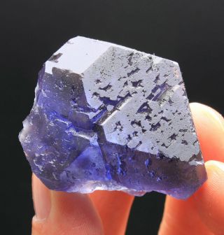 68g Rare Beauty Ladder - Like Purple Fluorite Crystal Mineral Specimen/china 121