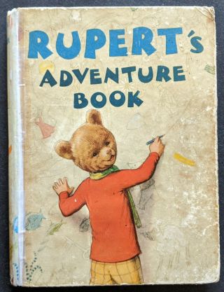 Rupert Annual 1940.  Very Rare.  Not Inscribed.  Greycaine 