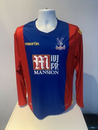 Crystal Palace Rare Long Sleeve Player Issue Home Shirt