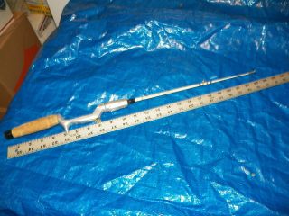 Vintage Keystone 24 " Ice Fishing Rod - Fiberglass W Cork Handle