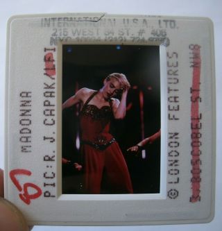 Madonna 35mm Slide Negative - Uk & Us Archive - Rare Promo Vintage 2