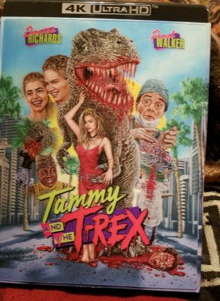 Tammy And The T - Rex 4k,  Bluray With Rare 3 - D Slipcover Vinegar Syndrome