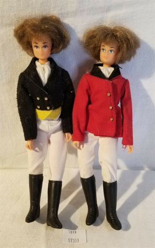 Thriftchi Vintage Barbie Clone Dolls W Riding Outfits