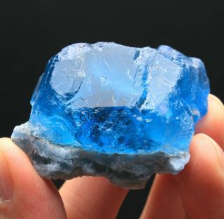 104g Beauty Rare Gem Blue - Green Fluorite Crystal Mineral Specimen/c​hina 67