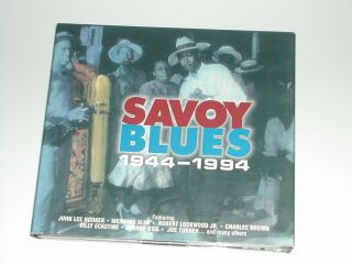Savoy Blues 1944 - 1994 3 - Cd Box Set Rare Oop Jump R&b Rock V/a Various Artists