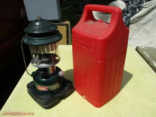 Vintage Coleman Adjustable 2 Mantle Lantern 288A700T 288A700 5/86 with Hard Case 2