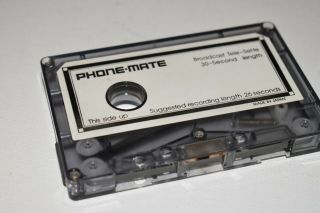 Vintage Phonemate Rare Broadcast Tele - Sette 30 - Second Length Tape Japan