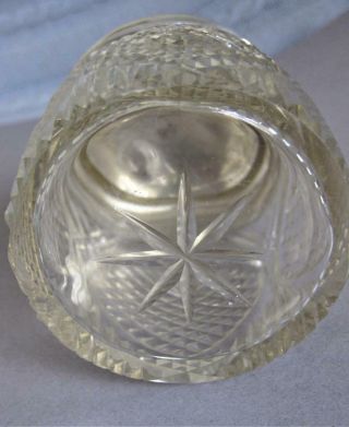 Edwardian Silver and Cut Glass Dressing Table Jar - Birmingham 1911 3