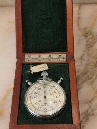 Soviet Cccp Slava Rare 60 " Precision Timer Rattrapante Split Seconds Stopwatch