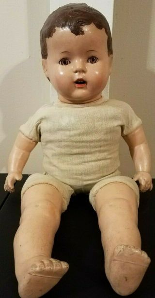 Antique Effanbee 24 " Baby Doll - Composition Head,  Arms & Legs