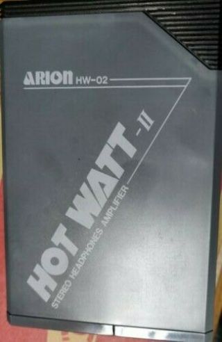 Rare 1980s Arion Hw - 02 Hot Watt Ii Stereo Headphone Amplifier