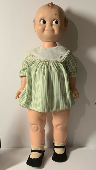 Large Vintage Kewpie Cameo Doll 1966 Vinyl Plastic