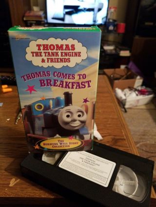 Thomas Train Tank Engine & Friends - Thomas Comes To Breakfast Vhs Very Rare