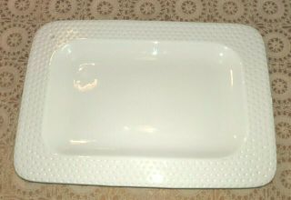 Nora Fleming Swiss Dot Rectangle Platter is retired,  rare,  and hard to find.  F3 2