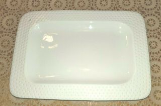 Nora Fleming Swiss Dot Rectangle Platter is retired,  rare,  and hard to find.  F3 3