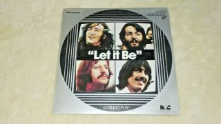 The Beatles: Let It Be Laserdisc - Oop Rare