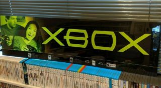 Xbox Promo Store Sign Display Kiosk Authentic Rare 48 " Microsoft