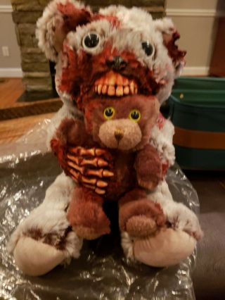 Real Undead Ted Bear Eater Hard To Buy One Very Rare Shape Halloween