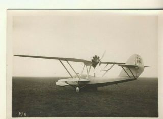 Very Rare Photograph Of The One And Only Bleriot 290 Flying Boat