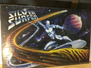 2 Vintage Rare 1986 Marvel Silver Surfer Posters 1 Comic Store Edition Nonretail