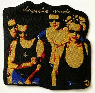 Depeche Mode - Woven Patch Sew/iron On Rare Dave Gahan Aufnäher écusson
