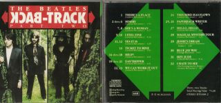 The Beatles Back Track Part Two Cd Rare Tracks & Songs Lennon Mccartney Rare 2