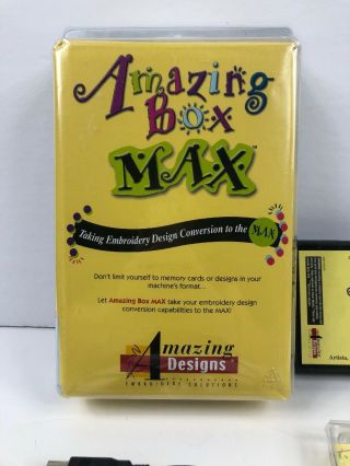 Rare Box Max Embroidery Designs Card Converter Box Limited BUNDLE 2