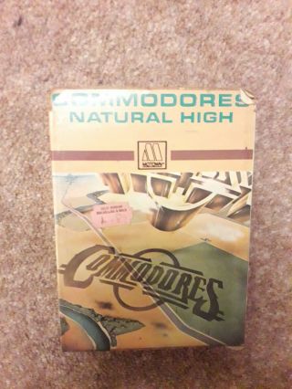 Rare Commodores Natural High 8 Track Tape 1978 With Slip Cover