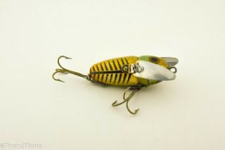 Vintage Heddon Dowagiac Crazy Crawler Antique Fishing Lure Xrs Et11