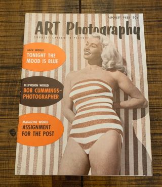 Aug 1955 Art Photography Bunny Yeager Bettie Page Diane Webber Sue Snow Blues