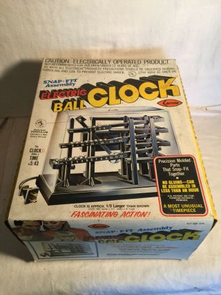 1978 Rare Vintage Arrow Electric Ball Clock,  Box Parts Repair Complete