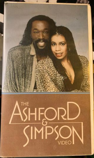 The Ashford & Simpson Video 1982 Vhs Ntsc Very Rare