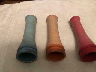 Vintage Hard Plastic Coin Rollers For Pennies Nickels Quarters - Rare
