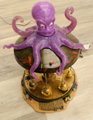 Lemax Spooky Town Octo - Swing 14379 Rare Discontinued All Lights & Sounds Work