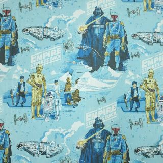 Vintage 1979 Star Wars - The Empire Strikes Back - Twin Flat Sheet