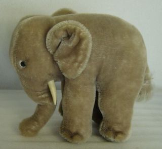Lovely Vtg 50s Steiff Mohair Elephant