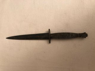 Rare Ww2 Fairbairn Sykes English 4 Dagger Fixed Blade Knife