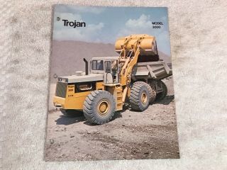 Rare Eaton Yale Trojan 3000 Loader Tractor Dealer Brochure