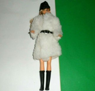 MOD WHITE COAT Set CLONE BARBIE SHILLMAN WENDY Maddie OUTFIT 1970 ' s clothes 3