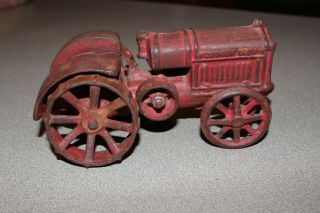Antique Arcade Cast Iron Mccormick Deering 10 - 20 Toy Tractor