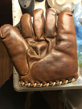 Antique Stall And Dean Split Finger Pre War Baseball Glove 1930 